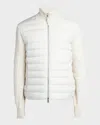 Moncler Elegant Stone Cardigan For Men In Stone