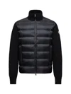 Moncler Men Padded Zip-up Cardigan Black In Black