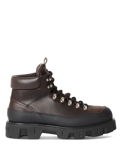 MONCLER MEN'S PEAK TREK LACE UP HIKING BOOTS