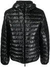 Moncler Lauros Padded Down Jacket In Black Polyester In 999