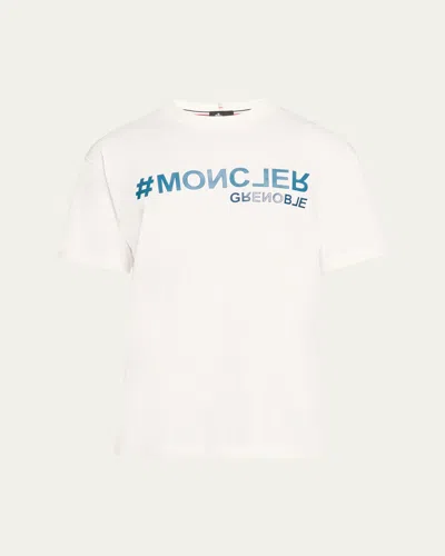 Moncler Logo Cotton T-shirt In White