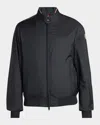 Moncler Reppe Rain Jacket In Dark Black