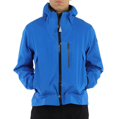 Moncler Men's Sattouf Hooded Windbreaker Jacket In Blue