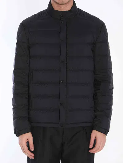 Moncler Men Selves Down Jacket In Black