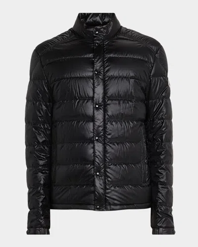 Moncler Selves Short Down Jacket In Black