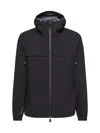 Moncler Shipton Hooded Packable Gore-tex Shell Jacket In Black