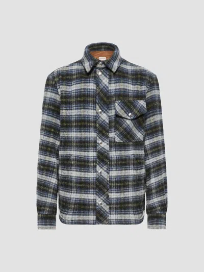 Moncler Men's Shirt Jacket In Wool In Black