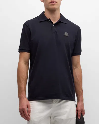 MONCLER MEN'S SMALL LOGO POLO SHIRT