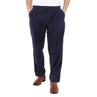 Moncler Men's Sportivo Navy Relaxed Chino Pants In Blue