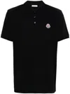 Moncler Logo-appliqué Piqué Polo Shirt In 77x