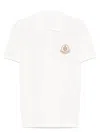 Moncler Year Of The Snake-patch Cotton Polo Shirt In Natural