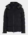 Moncler Montgetech Technical Down Jacket In Black