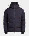 Moncler Grenoble Ski Jacket Montgetech With Hood In Blue