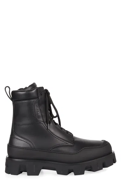 Moncler Men's Stylish Ankle Boots In Black