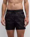 Moncler Drawstring Swimsuit In Black