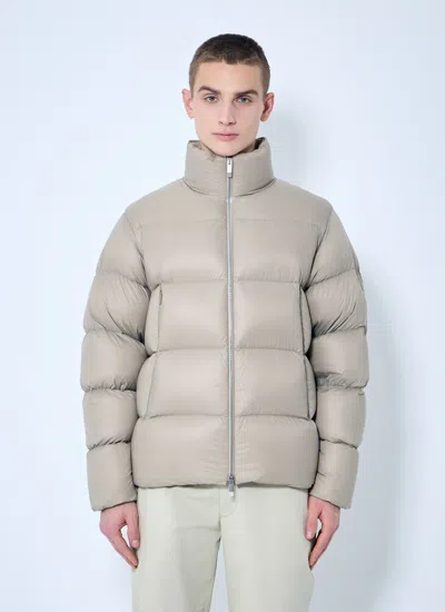 Moncler Men Tarn Short Down Jacket In Cream