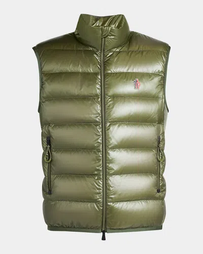 MONCLER MEN'S TECH NYLON PUFFER VEST
