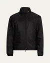 Moncler Coupe-vent Vanoise En Jacquard Monogramme In Black