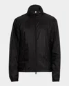 Moncler Coupe-vent Vanoise En Jacquard Monogramme In Black