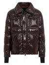 Moncler Men's Tecka Short Down Jacket In Brown