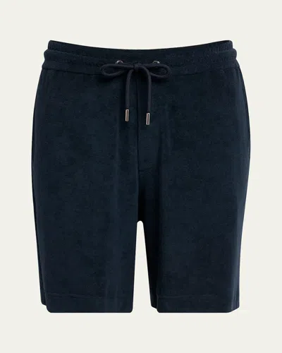 MONCLER MEN'S TERRY DRAWSTRING SHORTS