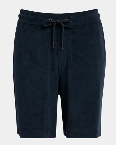 MONCLER MEN'S TERRY DRAWSTRING SHORTS