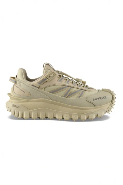 Moncler Men Trailgrip Gtx Sneakers In Cream