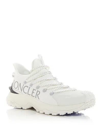 Moncler Men's Trailgrip Lite 2 Low Top Sneakers In White