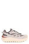 Moncler Trailgrip Sneakers Crafted With Suede In Lightgrey