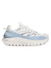 Moncler Trailgrip Sneakers In Technical Fabric And Mesh With Side Lettering Logo In White