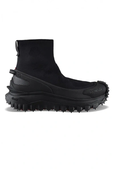Moncler Men Trailgrip Sneakers In Black