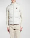 Moncler Treompan Down Vest White In Miscellaneous