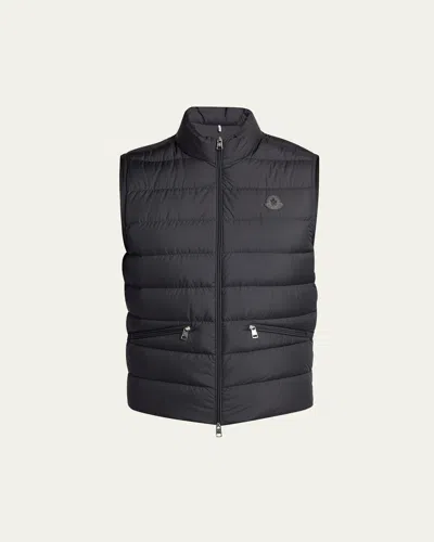 MONCLER MEN'S TREOMPAN NYLON DOWN PUFFER VEST