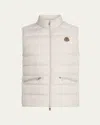 Moncler Treompan Quilted Zip-front Gilet In White