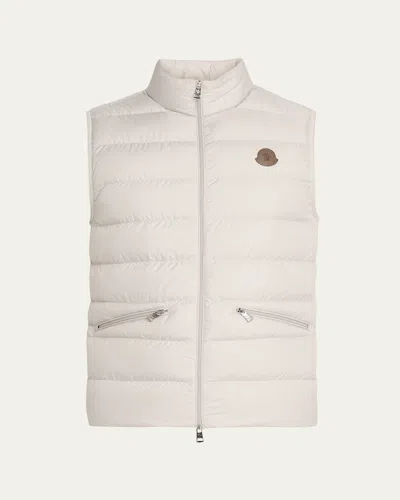 MONCLER MEN'S TREOMPAN NYLON DOWN PUFFER VEST
