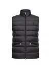 Moncler Treompan Black Padded Gilet In Polyester In Black