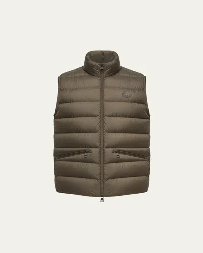 MONCLER MEN'S TREOMPAN QUILTED DOWN VEST
