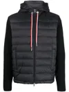 Moncler Navy Quilted Down Jacket In 780