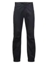 Moncler Casual Pants With Logo Affixed In Black
