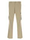 Moncler Beige Stretch Cotton Cargo Pant In Lightbeige