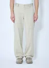 Moncler Men Twill Pants In Cream