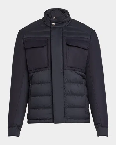 MONCLER MEN'S VALLANTA SHORT DOWN JACKET