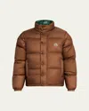 Moncler Verone 1 Reversible Down Jacket In Brown