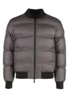 Moncler Men's Vioz Short Down Jacket In Grey