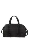 Moncler Men's Alchemy - Technical Water-repellent Nylon Duffle Bag In Black