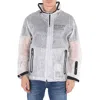 MONCLER MONCLER MEN'S WHITE DAY-NAMIC CRINKLED-SHELL HOODED RAIN JACKET