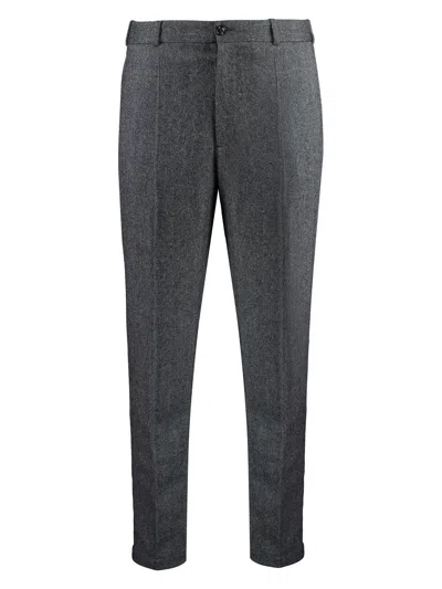 MONCLER MEN'S WOOL BLEND TROUSERS