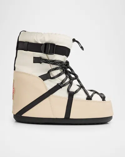 Moncler X Moon Boot Icon Low Snow Boots In White