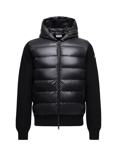 MONCLER MONCLER MEN ZIP-UP JACKET BLACK