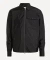 Moncler Mens Black Nylon Shirt Jacket In Black